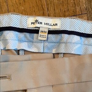 Peter Millar Light Tan Trousers 38W 34L #office #golf
